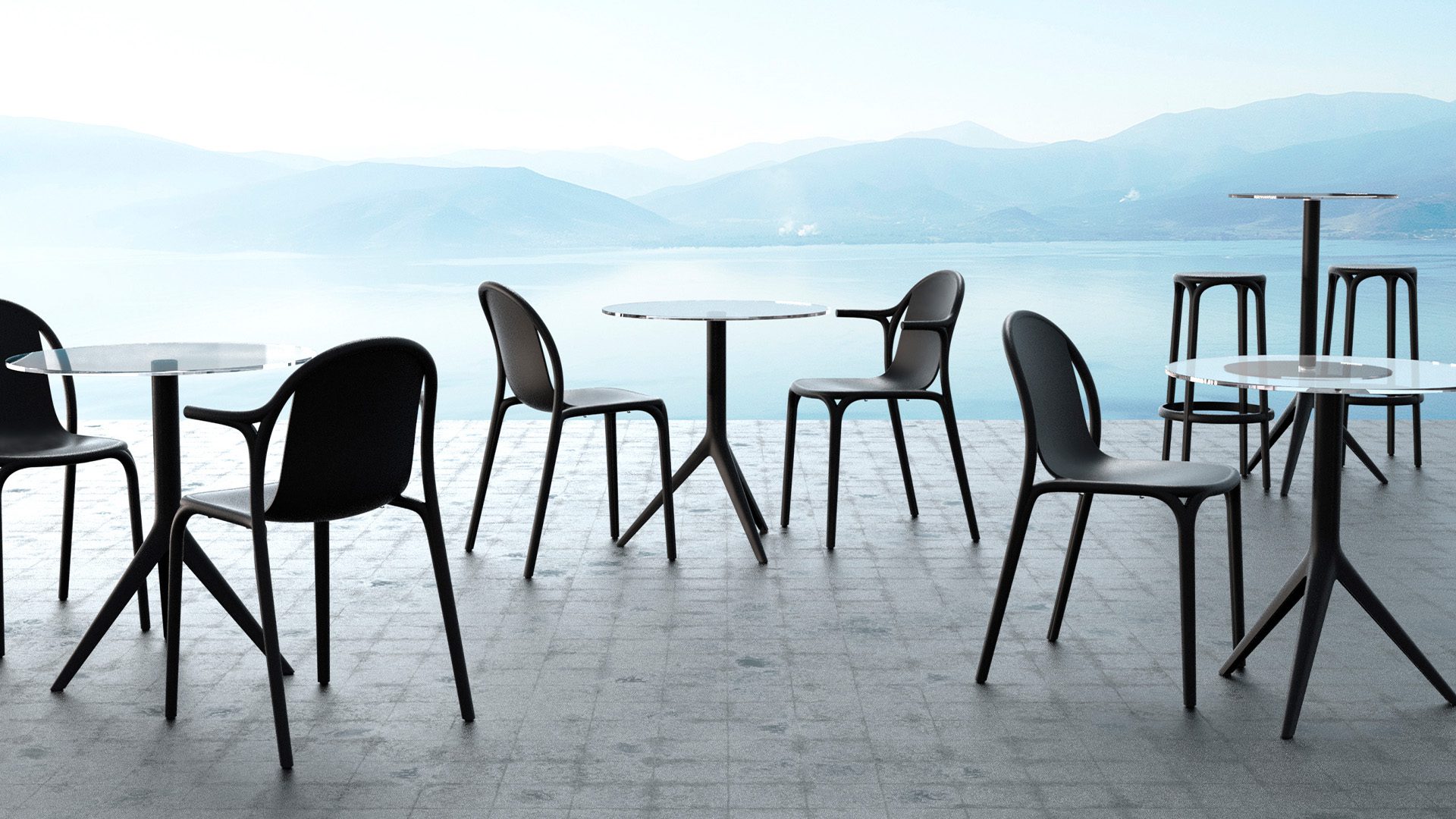 Brooklyn chairs designed by Eugeni Quitllet Vondom