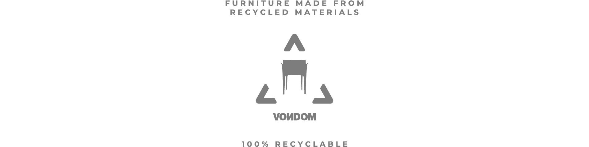 Sustainable furniture Hidra Revolution by Vondom