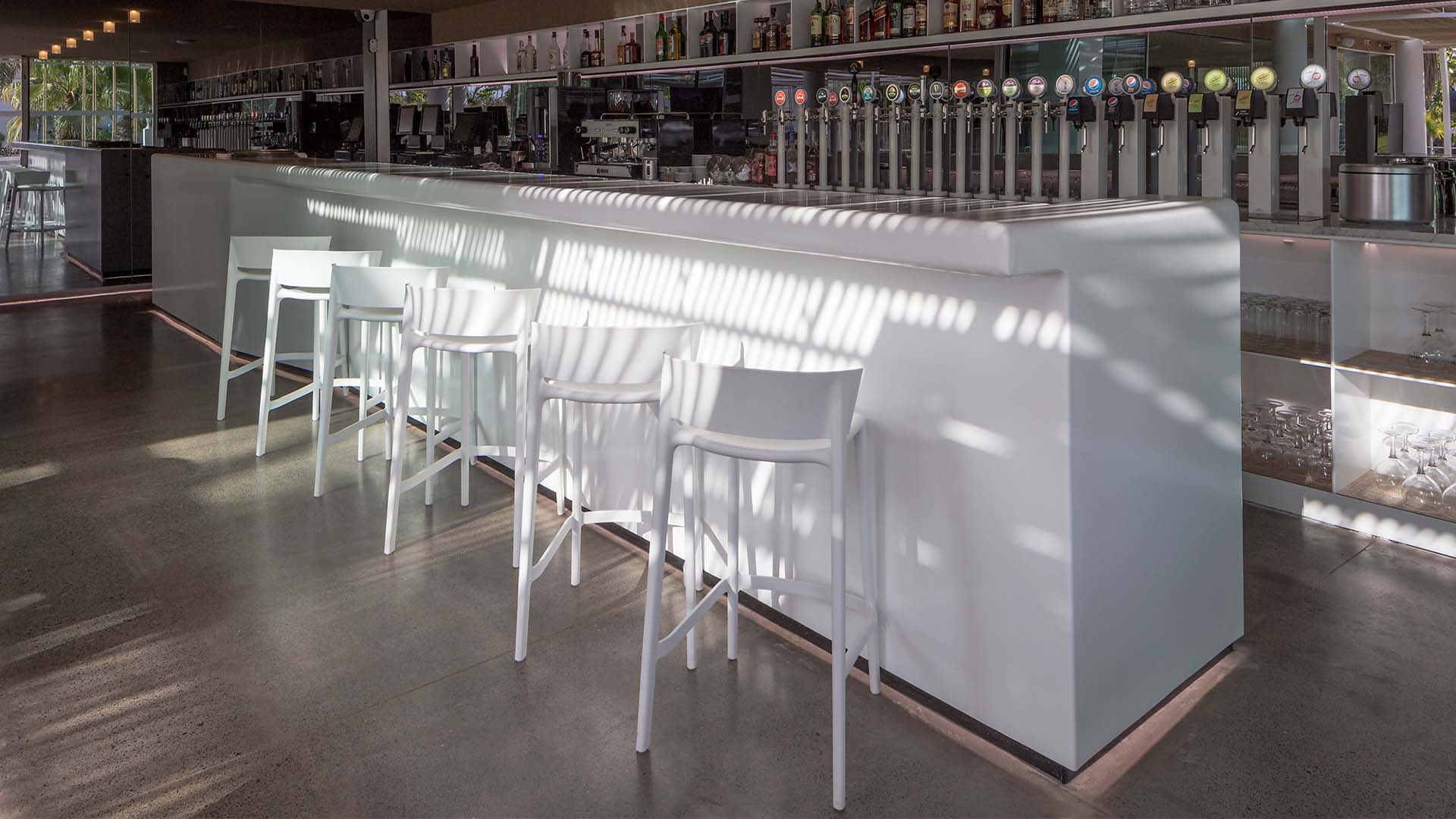 Contract bar furniture Africa stools by Vondom