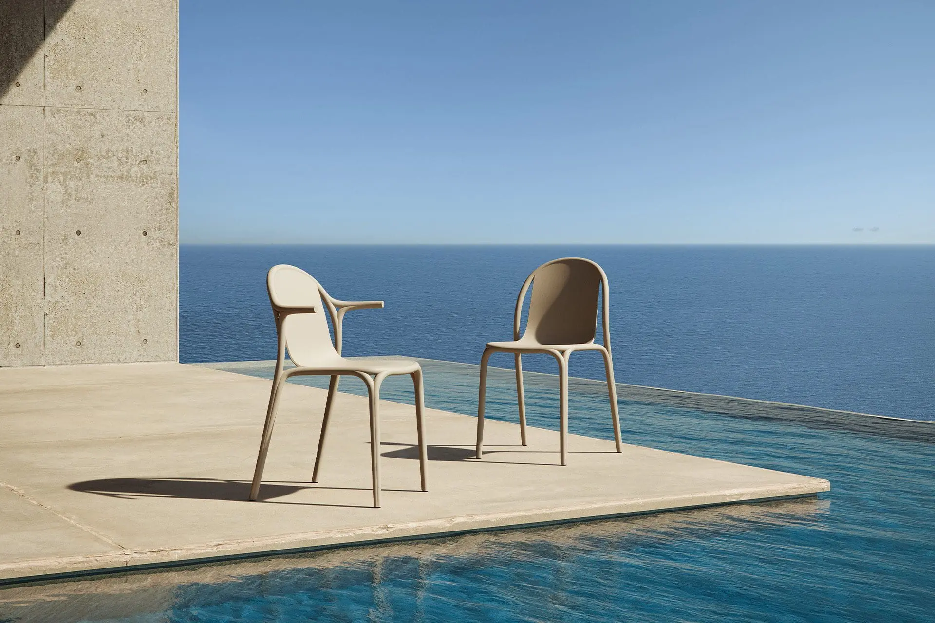 Vondom Brooklyn chairs by Eugeni Quitllet
