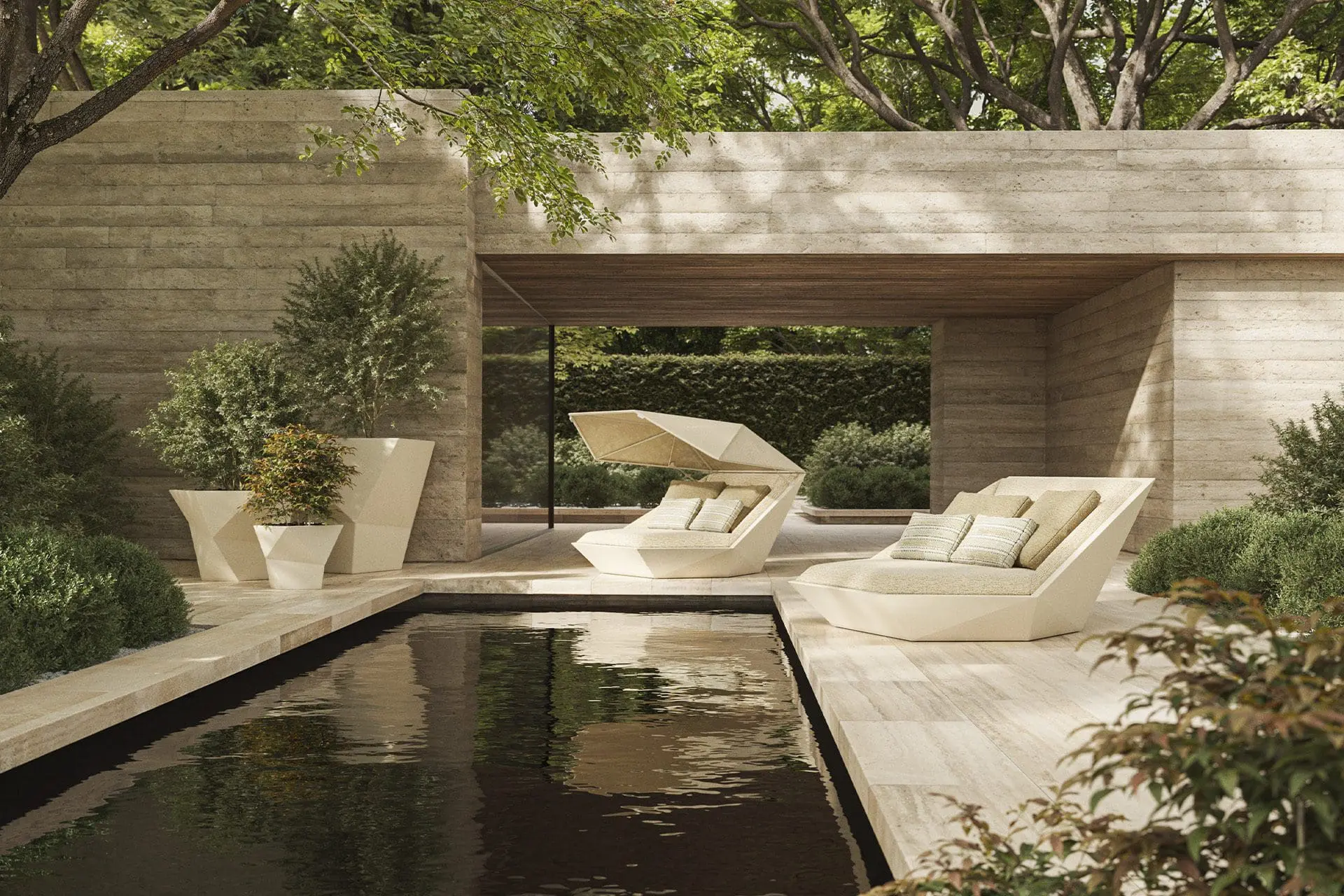 Faz designer outdoor furniture by Vondom