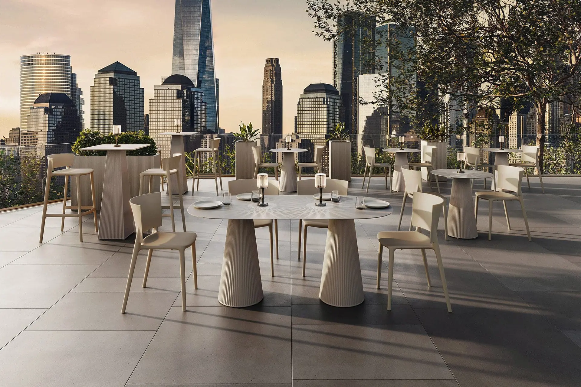 Vondom Gatsby outdoor furniture by Ramón Esteve