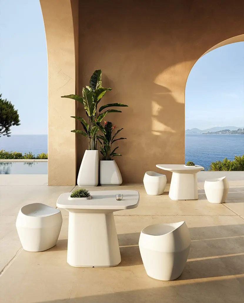 Vondom Noma Collection of outdoor furniture by Javier Mariscal.