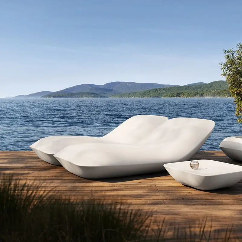 Vondom Pillow sun loungers, by Stefano Giovannoni