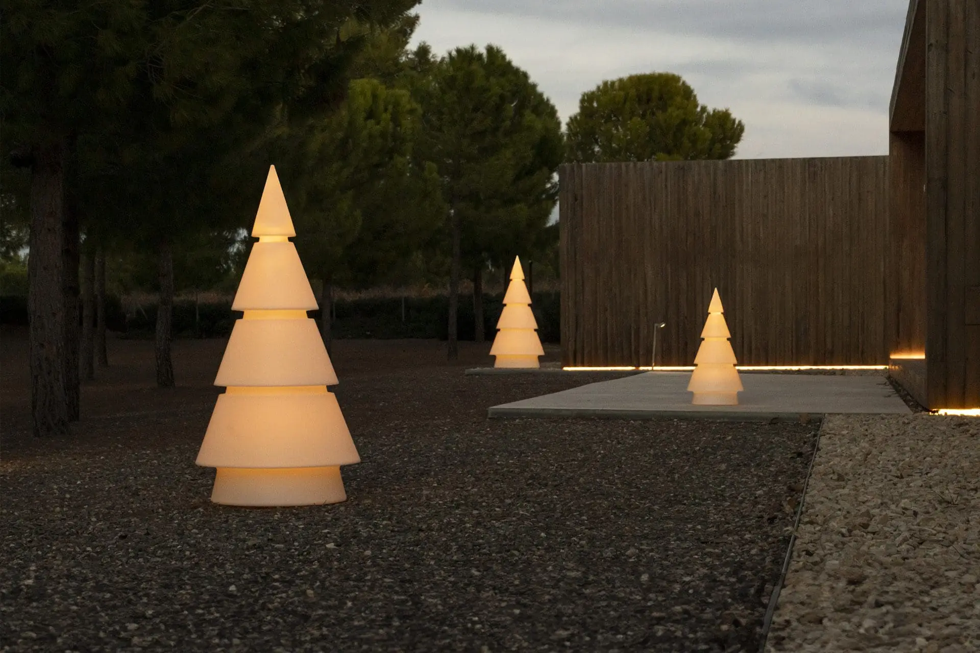Forest Christmas tree lamp by Ramon Esteve Vondom