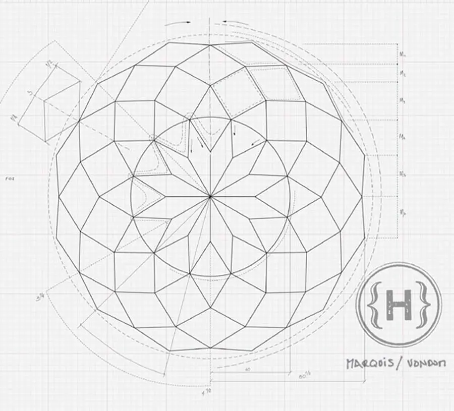 Marquis table lamp design Vondom