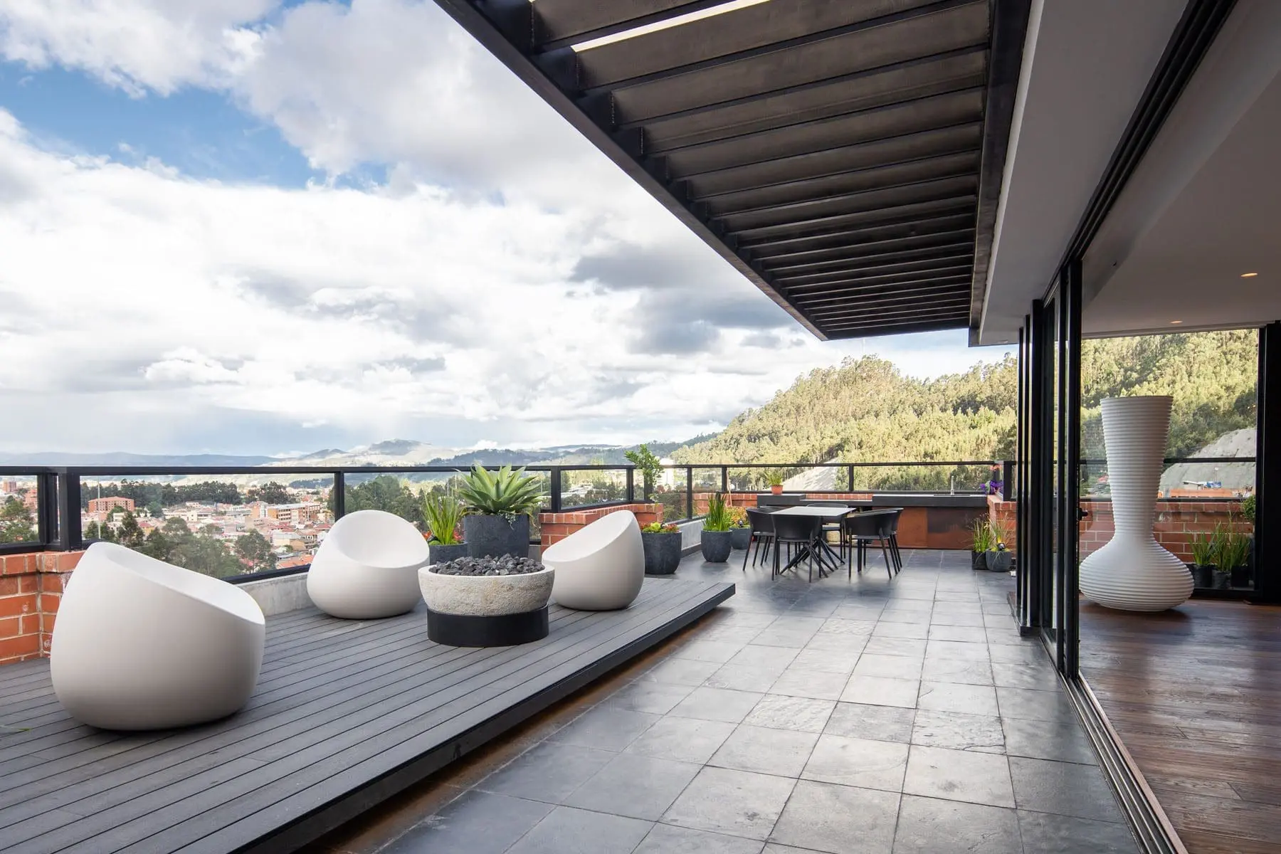 Vondom outdoor sofa and armchair Stones