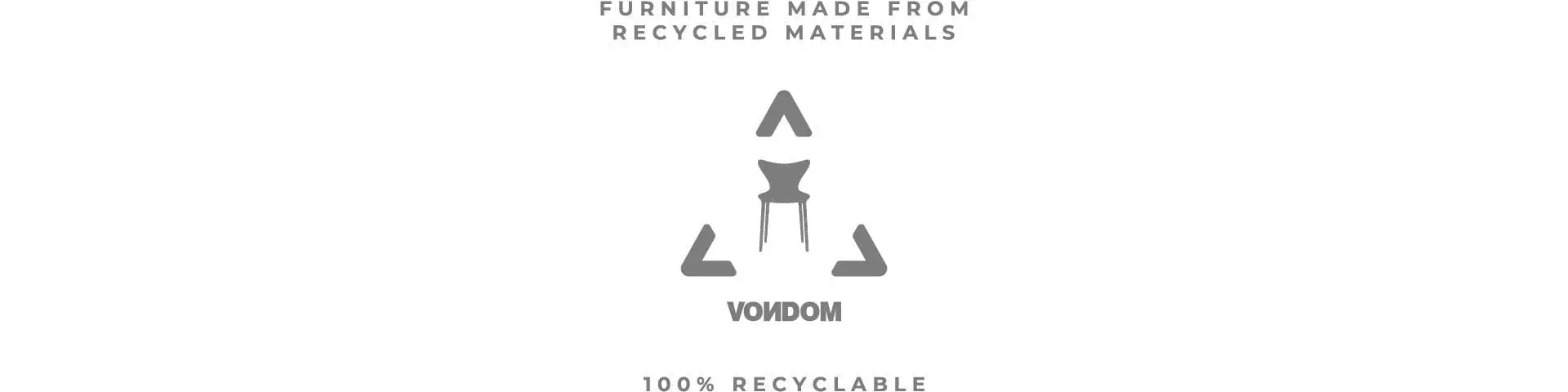 Sustainable furniture Love Revolution by Vondom