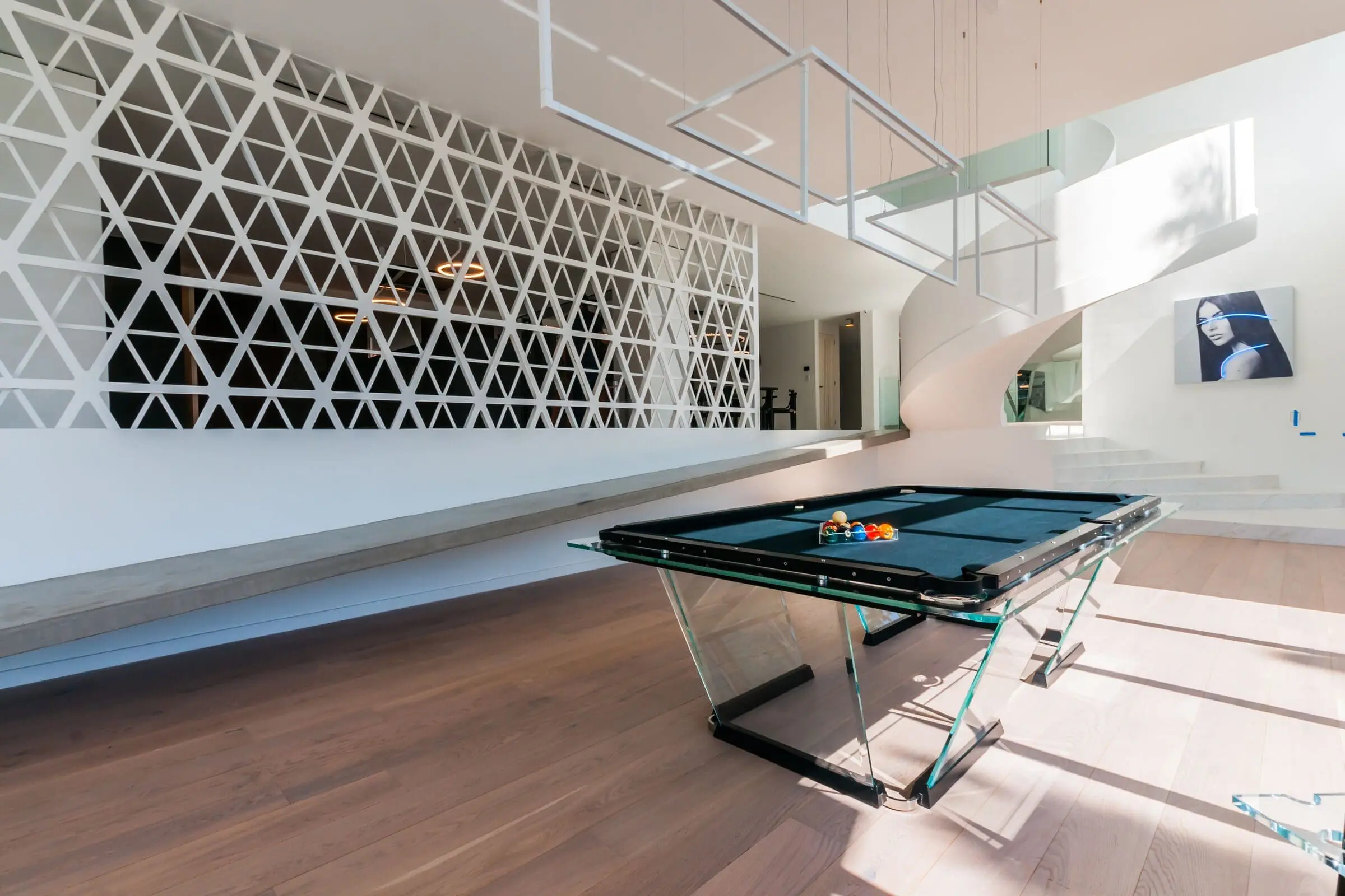 Terrace furniture for a private house in Miami by Vondom