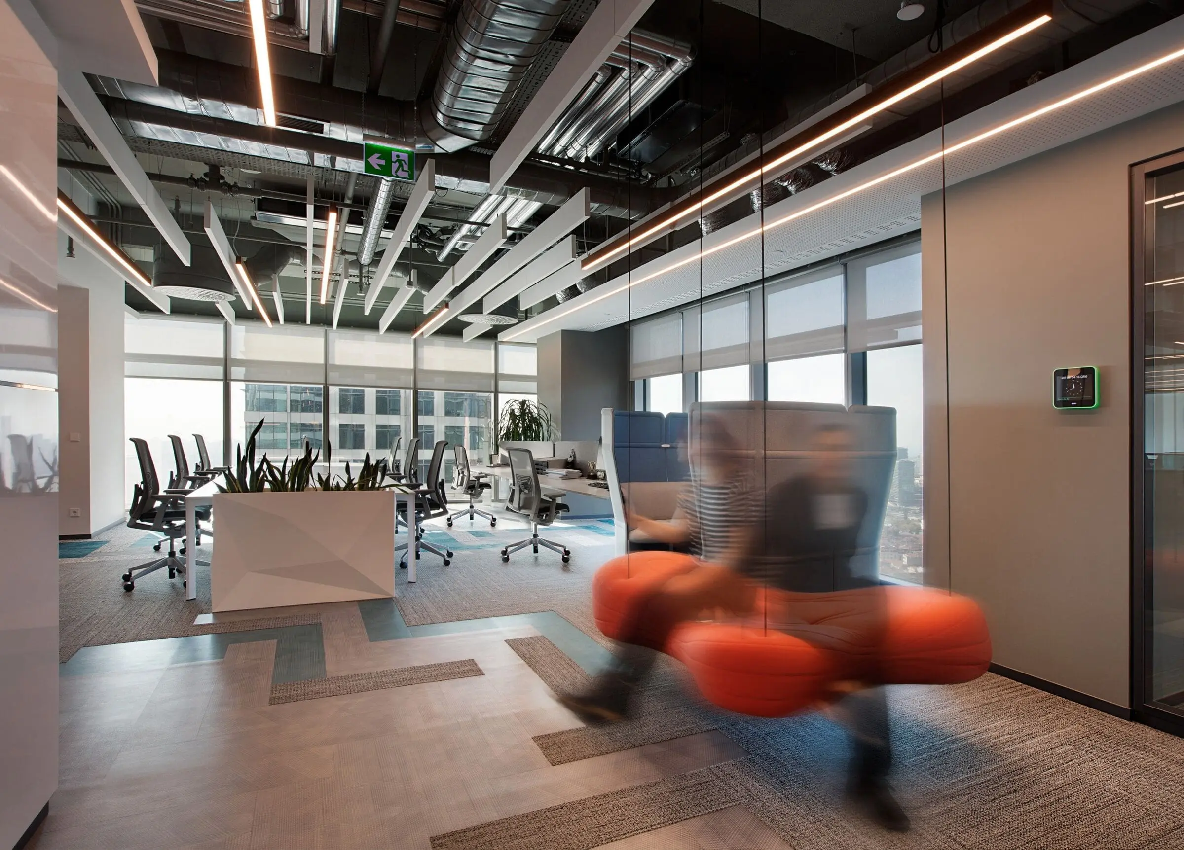 Contract furniture project with Faz planters by Vondom