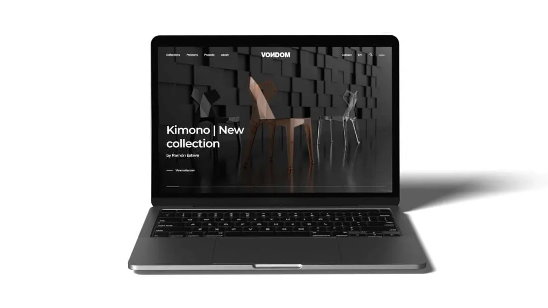 Vondom launches a new website design