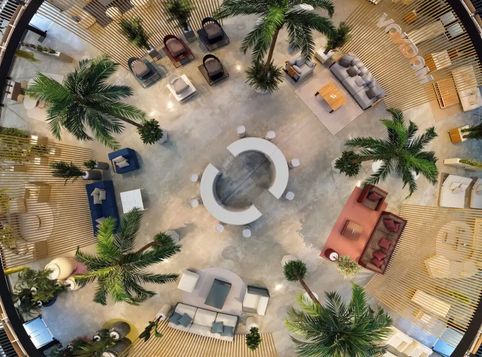 Asesor de ventas en el showroom de Vondom México