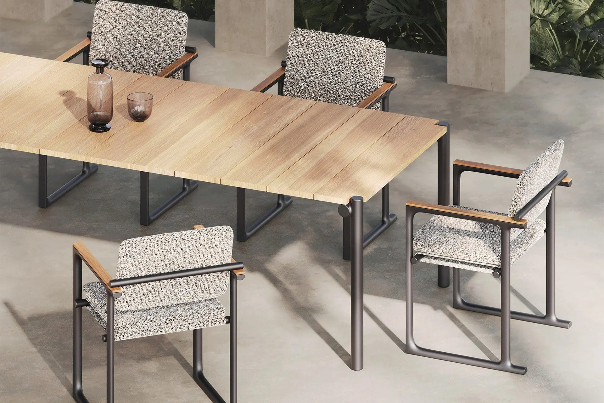 Colección Tulum, mobiliario de diseño para exterior, por Eugeni Quitllet