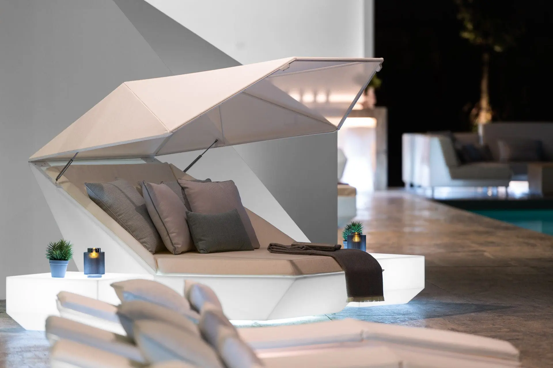Muebles de exterior iluminados de Vondom