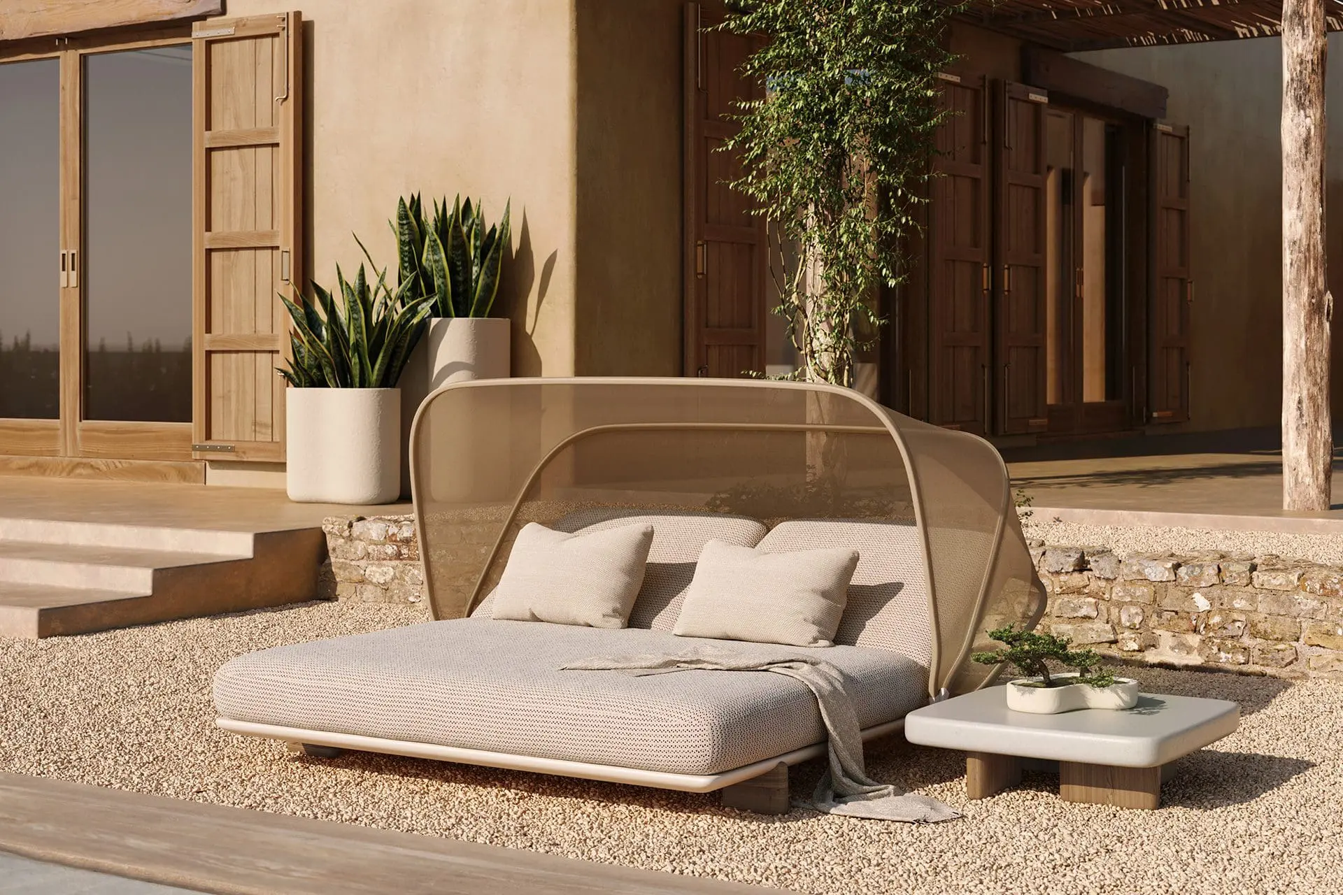 Vondom Milos daybed by Jean-Marie Massaud