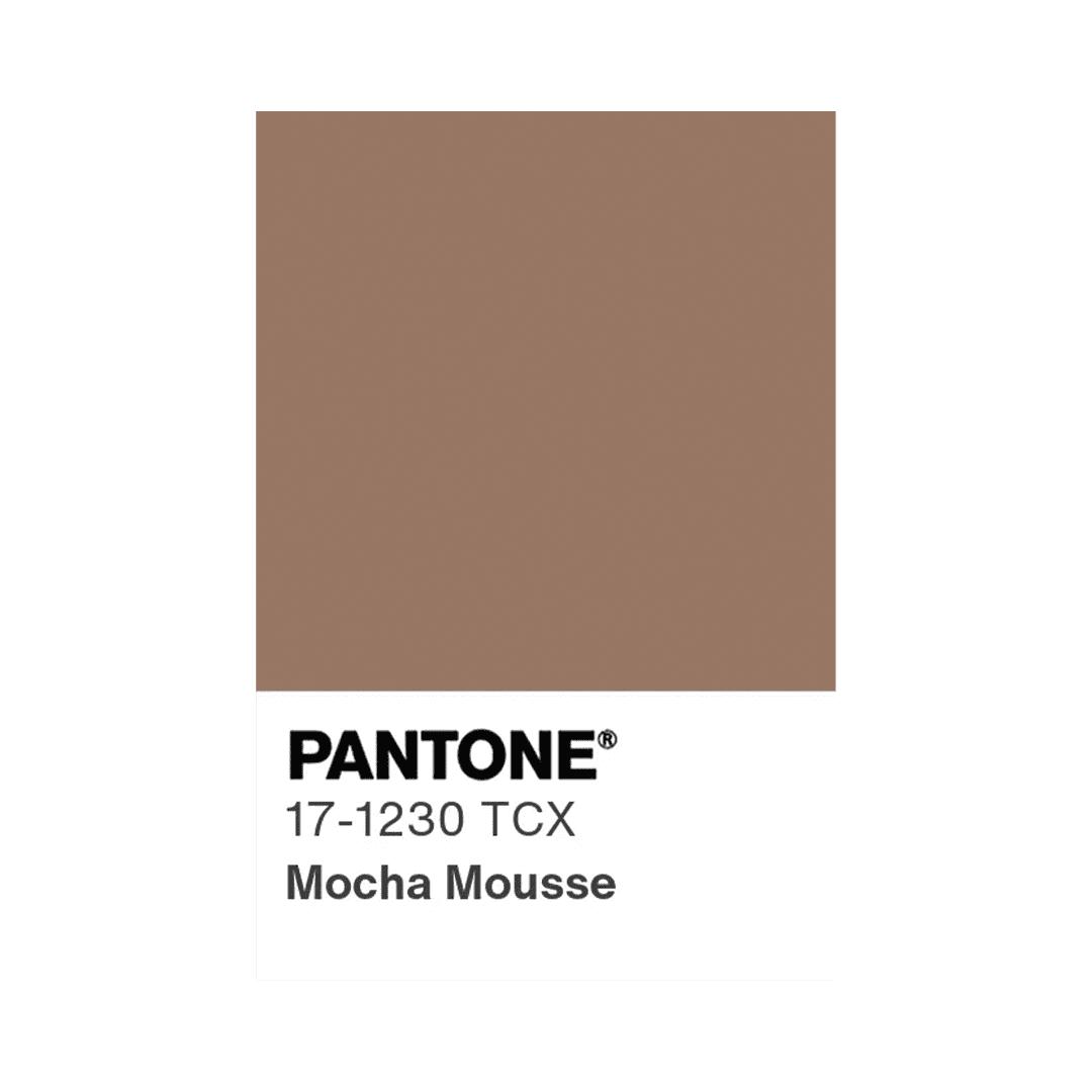 Código Mocha Mousse Pantone 2025