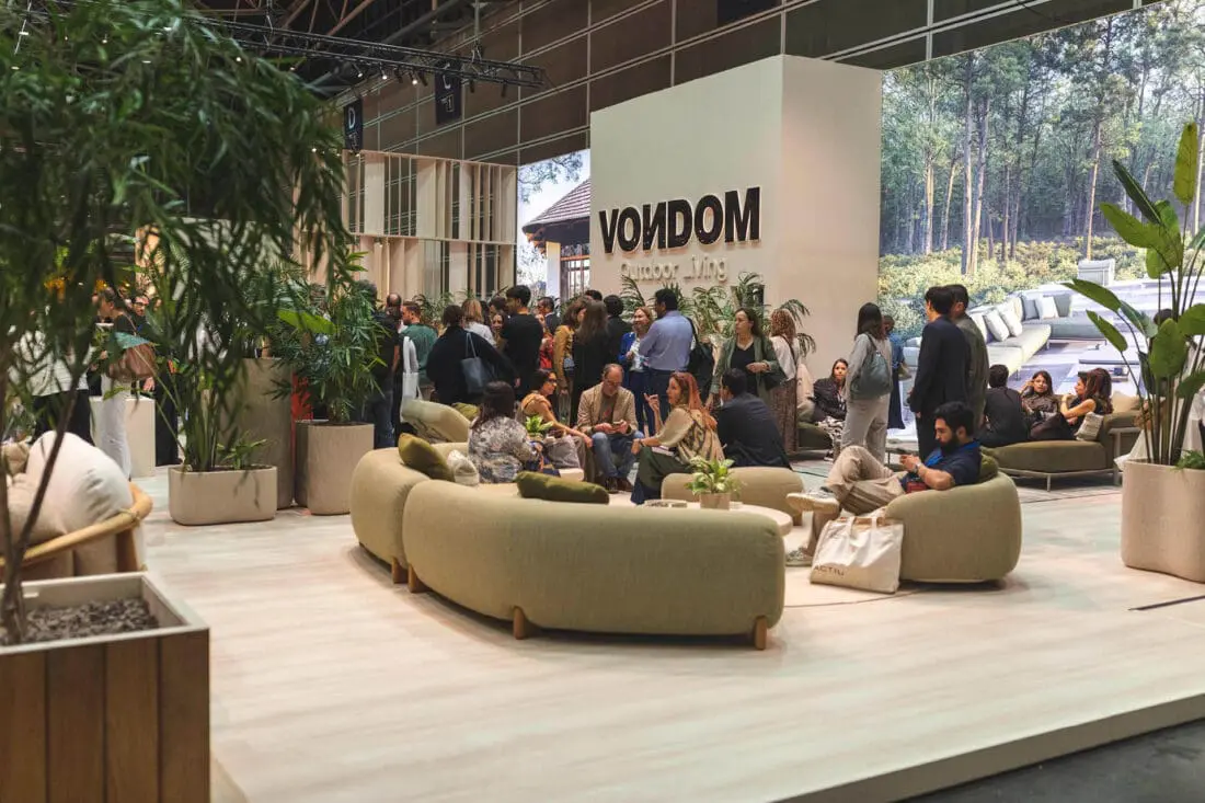 Feria Hábitat 2025: Vondom previews its 2026 collections and brings together the creative community at its Valencia showroom
