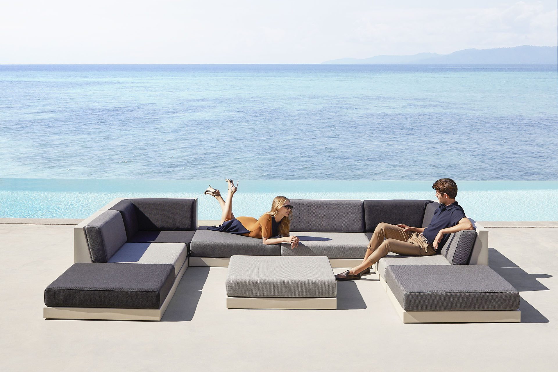 Pixel outdoor sofa collection by Vondom