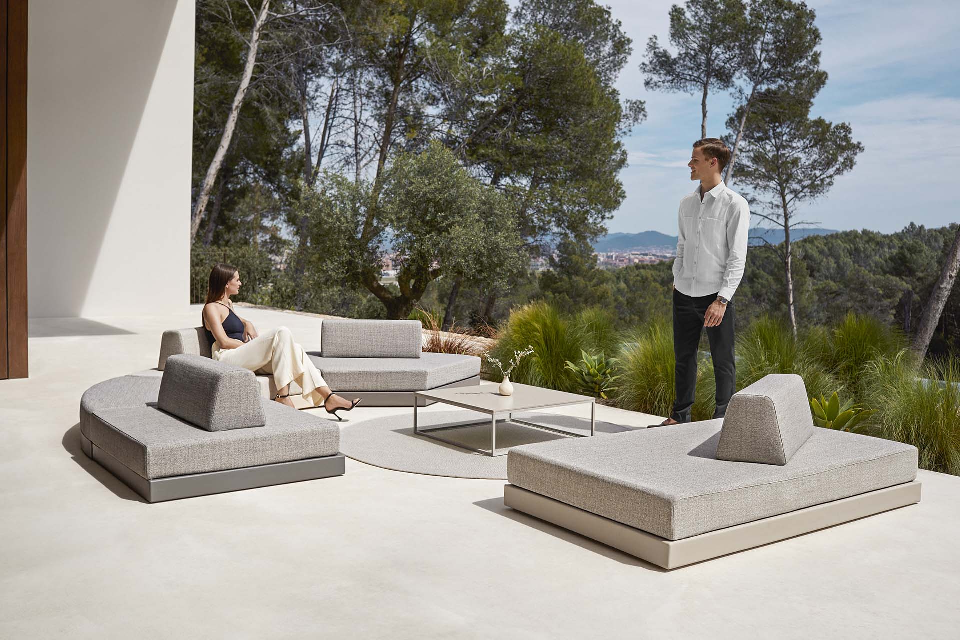 Pixel outdoor sofa collection by Vondom