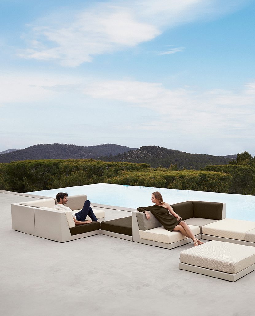 Pixel outdoor sofa collection by Vondom