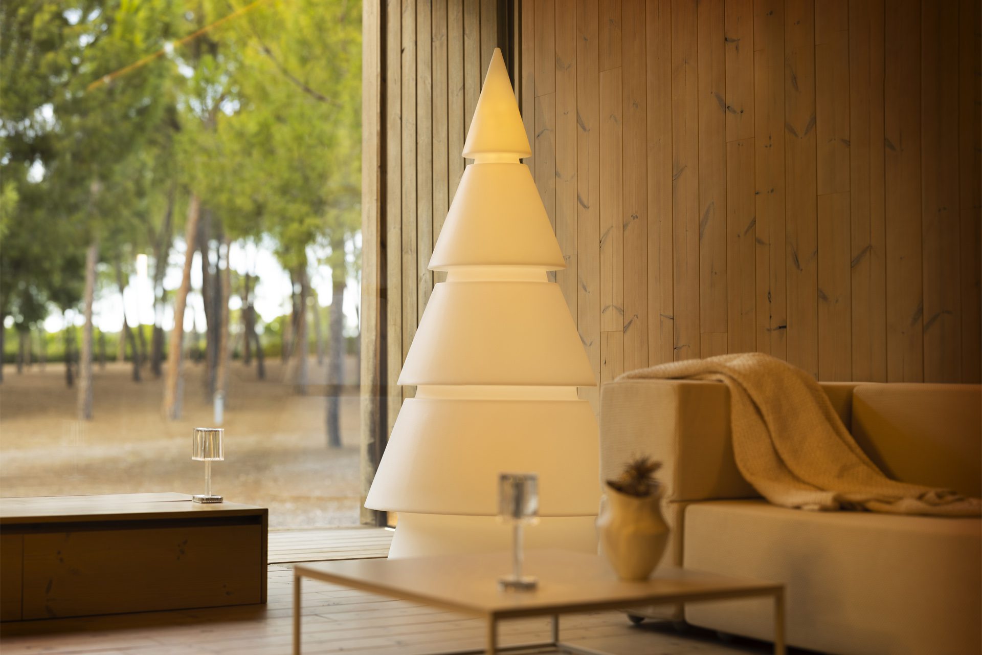 Forest Christmas tree lamp by Ramon Esteve Vondom