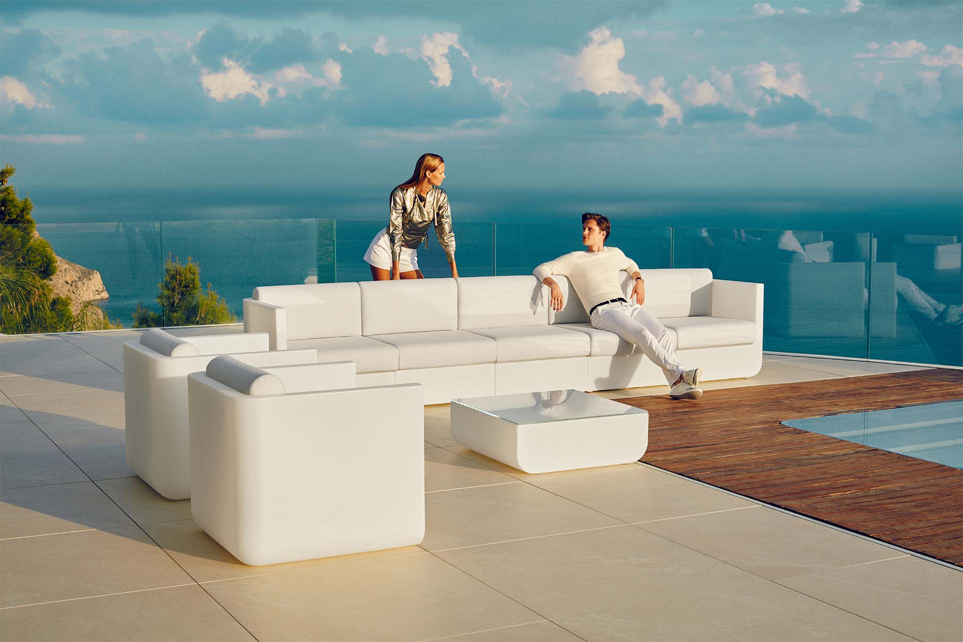 Ulm outdoor sofa Vondom