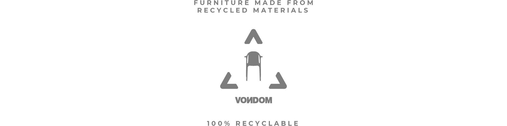 Sustainable furniture Brooklyn Revolution by Vondom