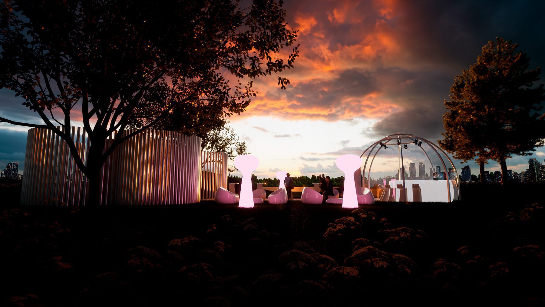 Outdoor design furniture and lamps Bloom, Fiesta, Stones and Wing Collections by Vondom