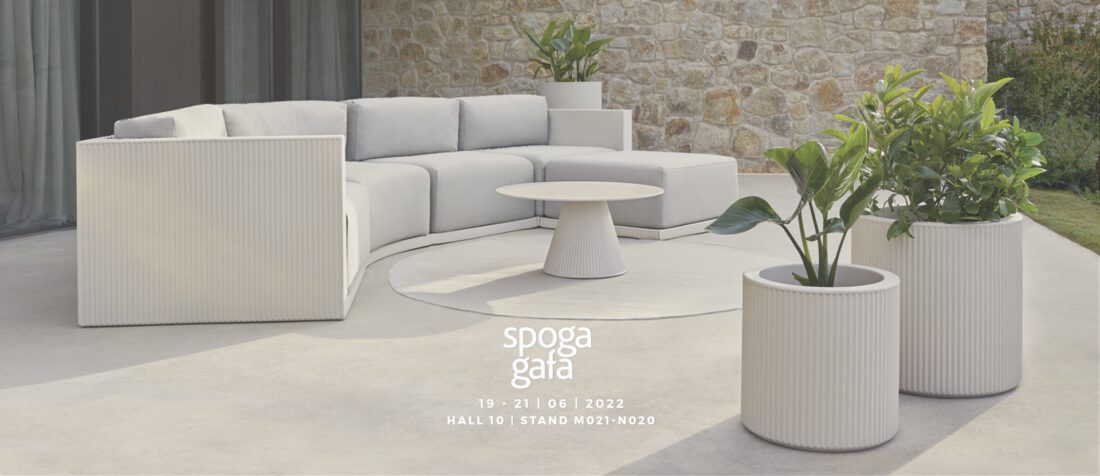 Nuestro mobiliario para jardín se expone en Spoga Gafa 2022