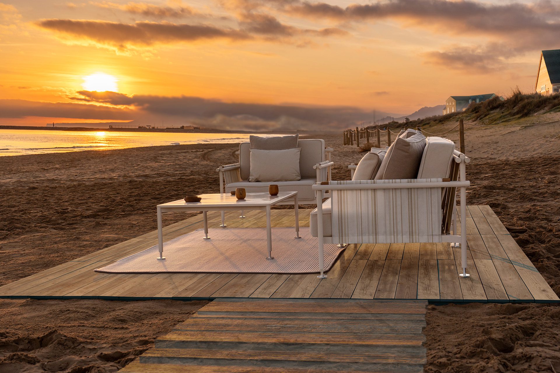 Vondom Hamptons, outdoor furniture collection by Ramón Esteve