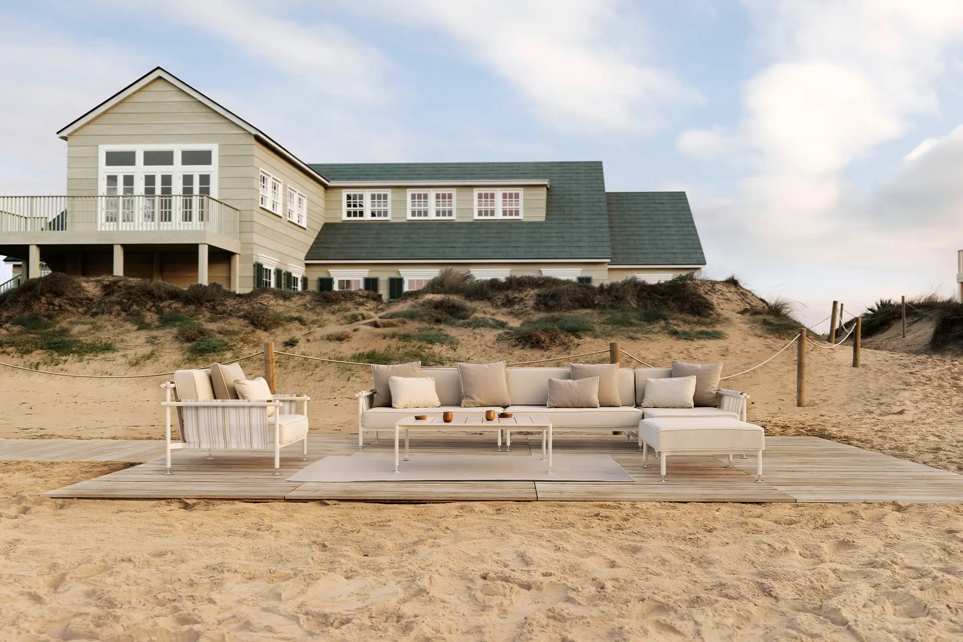 Vondom Hamptons, outdoor furniture collection by Ramón Esteve