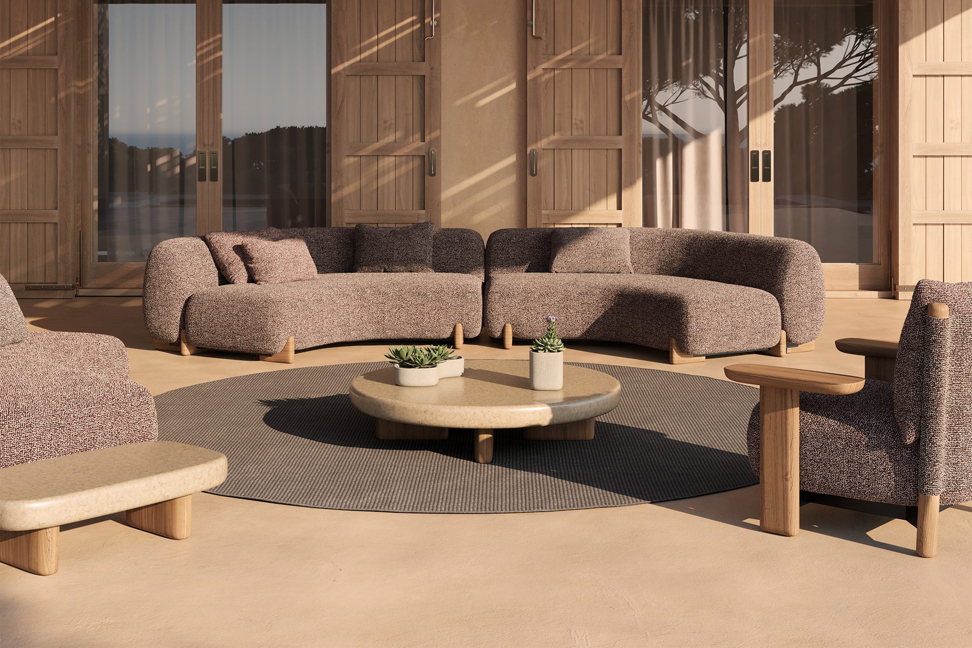 Vondom Milos outdoor furniture by Jean-Marie Massaud