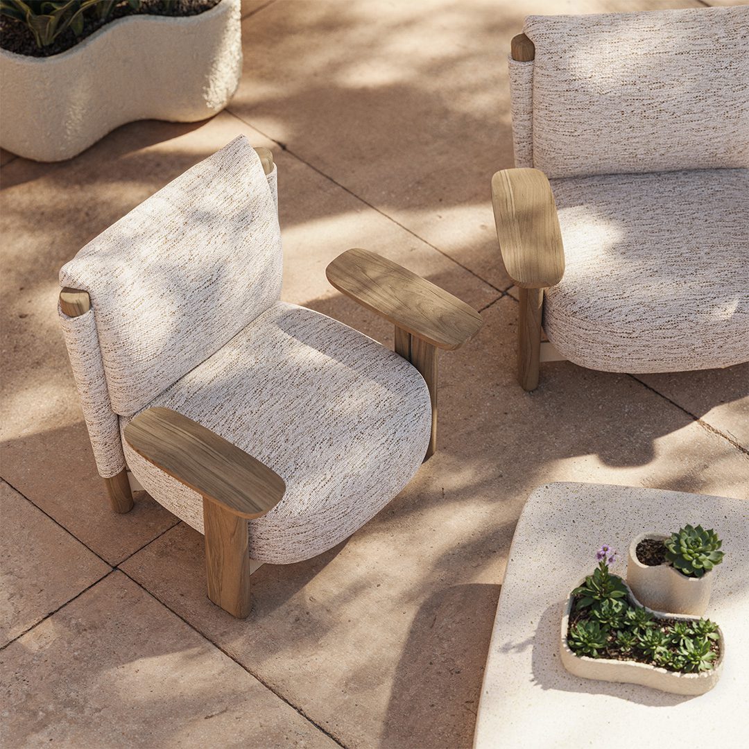 Vondom Milos outdoor furniture designed by Jean-Marie Massaud.