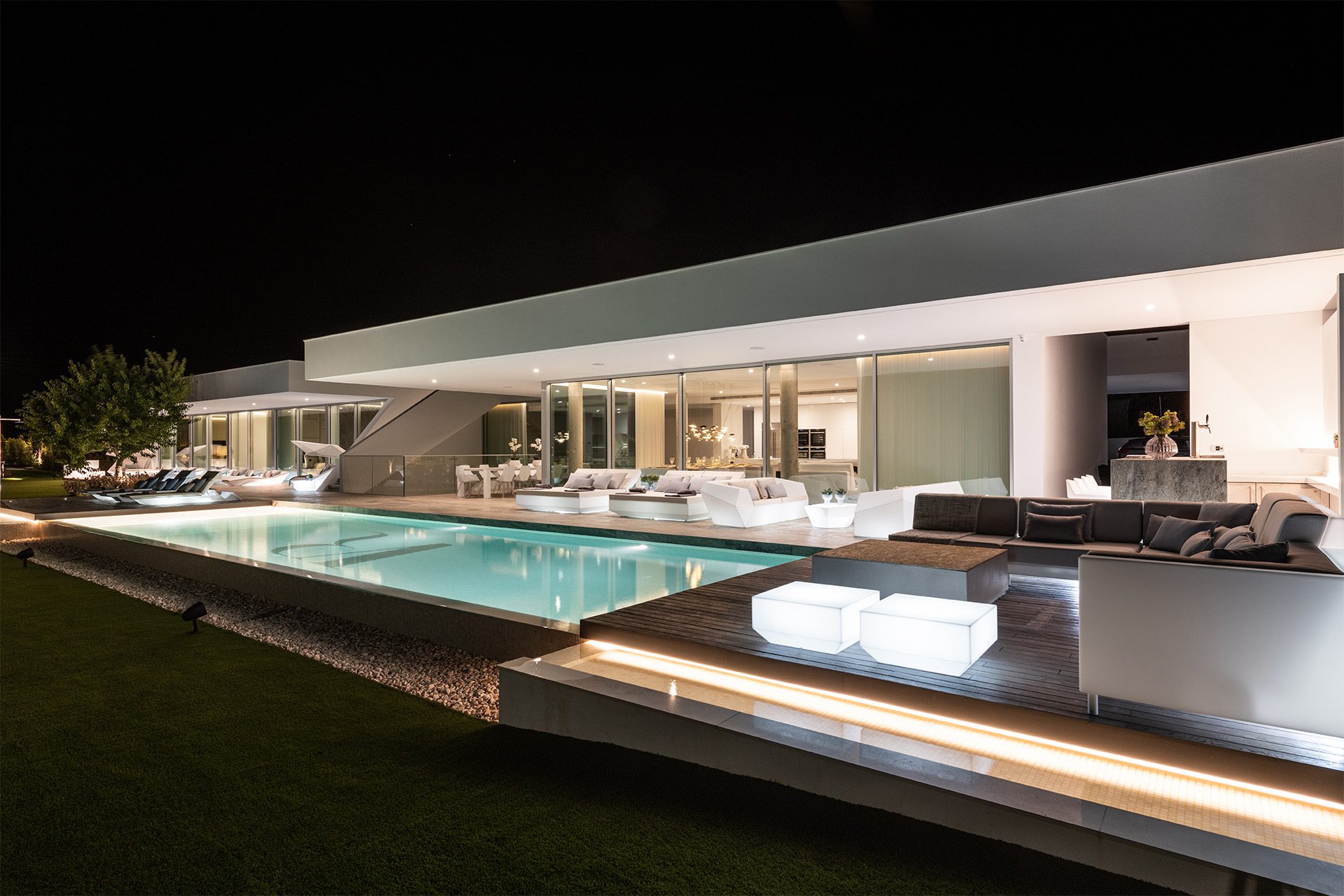 Muebles de exterior iluminados de Vondom