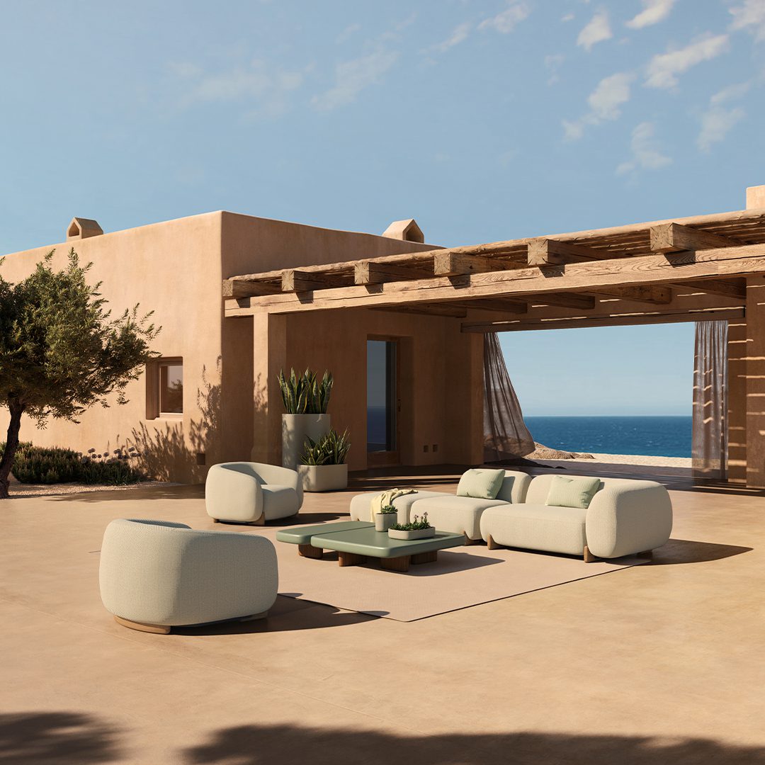 Vondom outdoor furniture collection Milos, by Jean-Marie Massaud