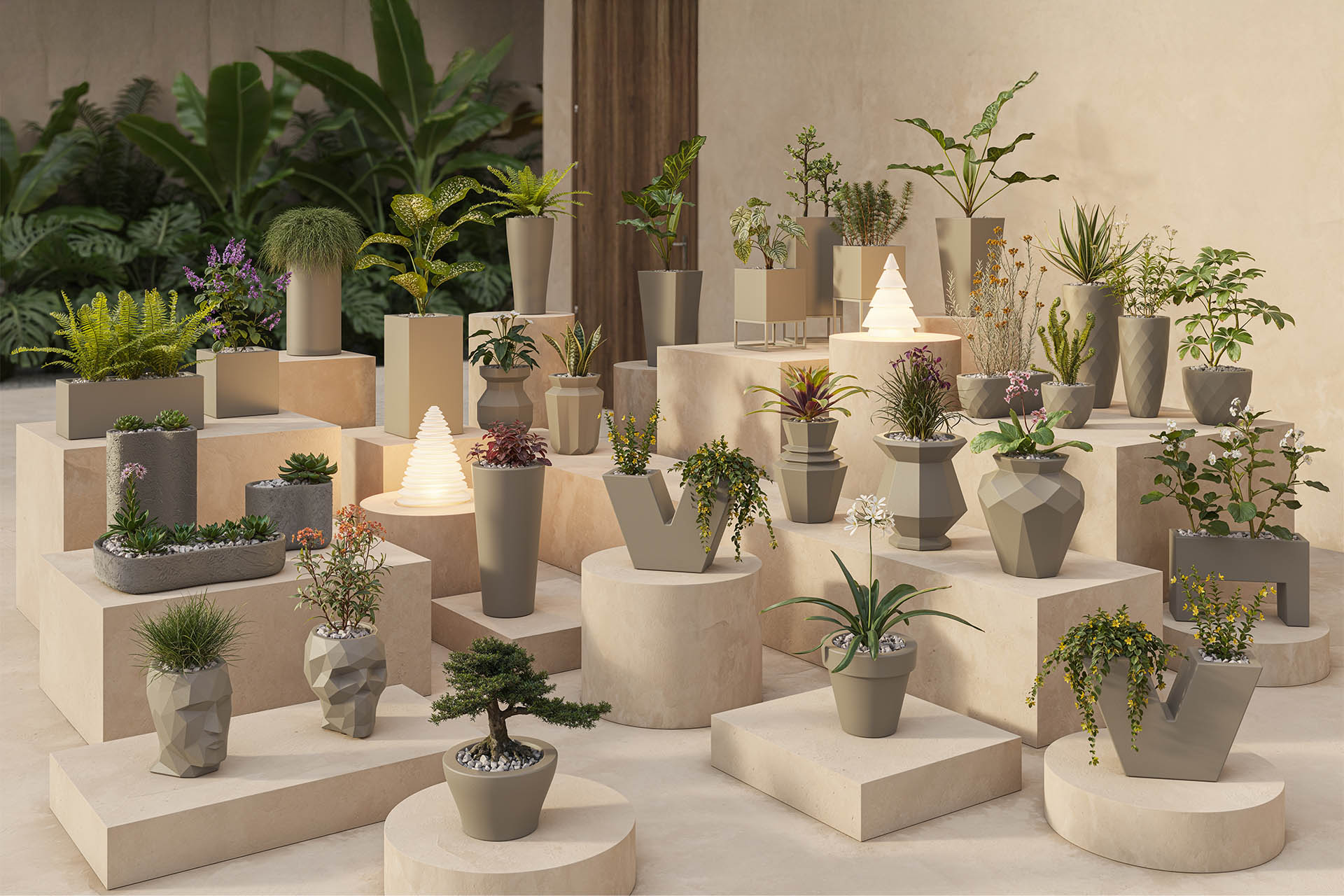 Vondom’s planters become the perfect gift — design, nature, and emotion merged into one thoughtful gesture