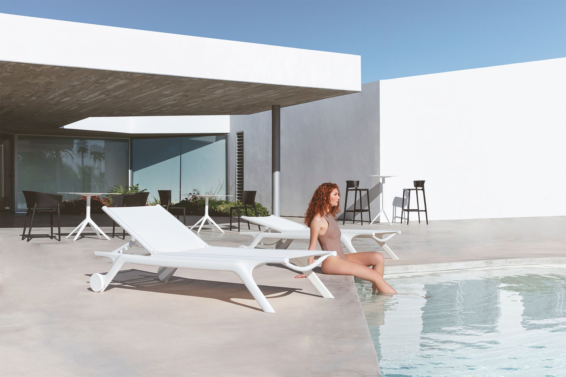 Africa sun lounger by Eugeni Quitllat Vondom