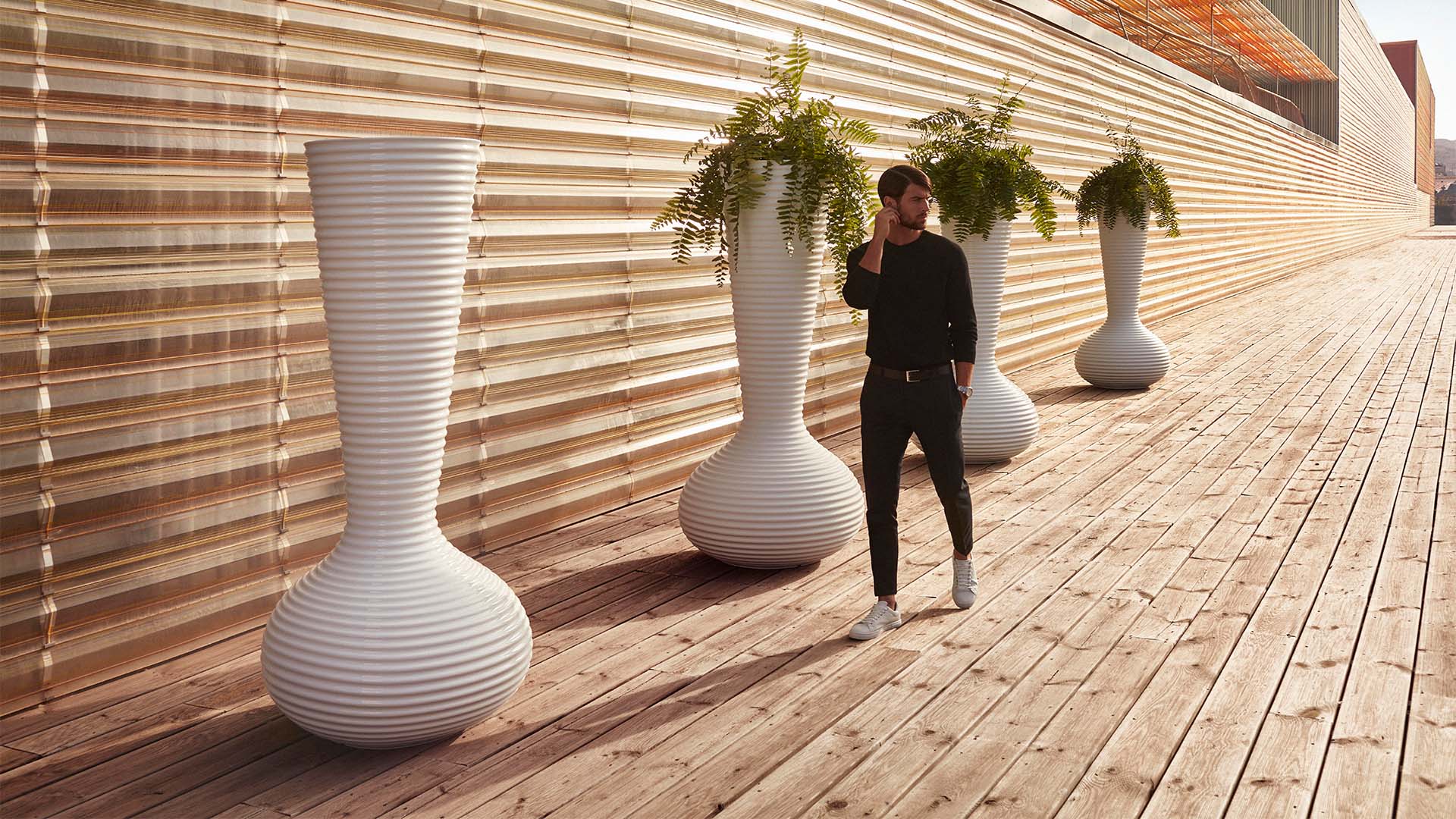 Isla Vases Lumineux ECO par Vondom