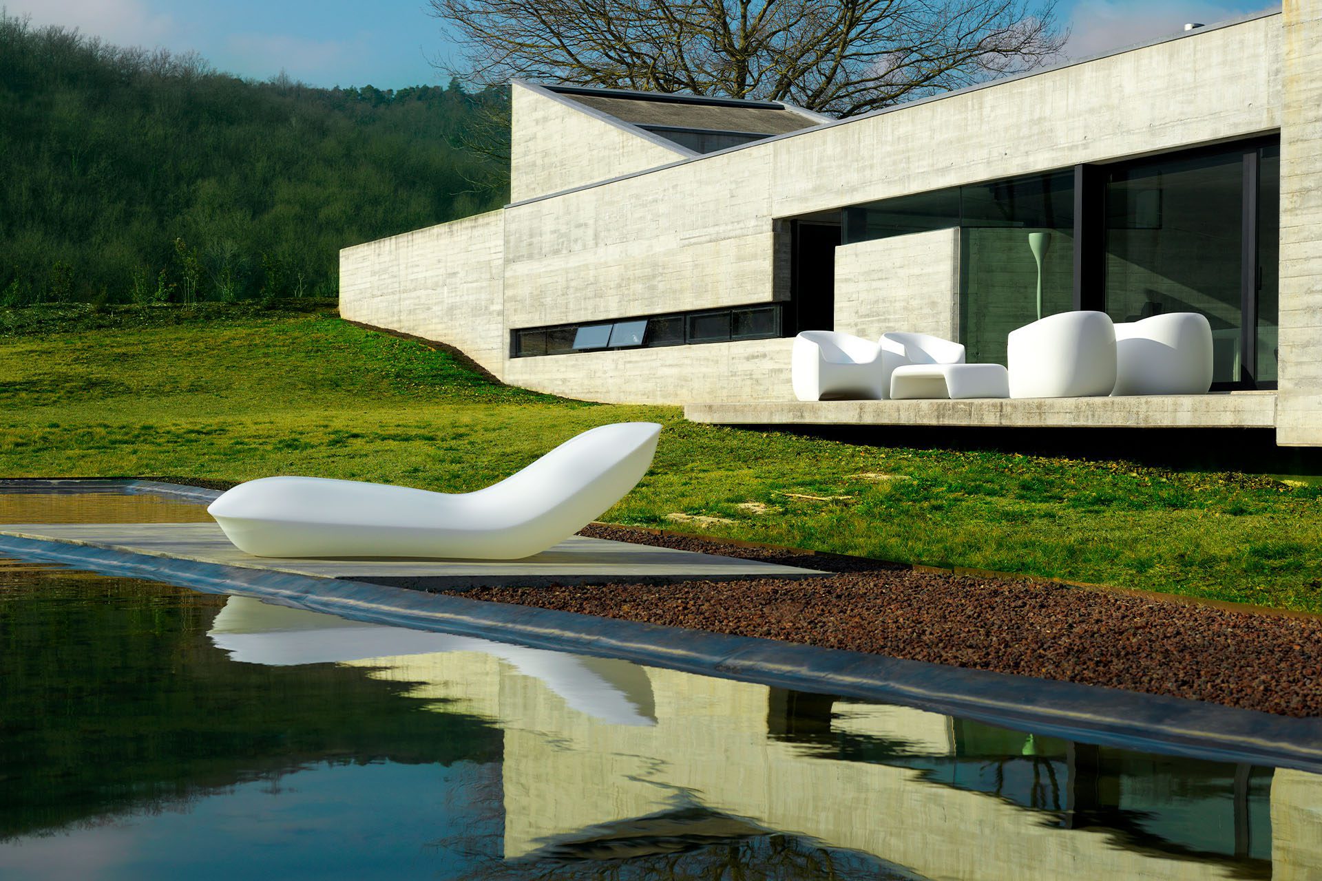 Puff Outdoor Garden Lounge - Collection FACTORY by Vondom